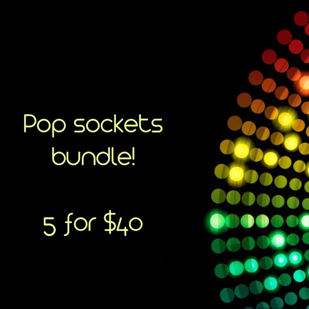 Small popsocket bundle 5 for $40 ($50-$100 retail)